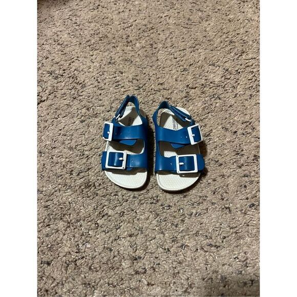 Zara Baby Dream Big Blue Sandals Baby Size 19 - Picture 1 of 10